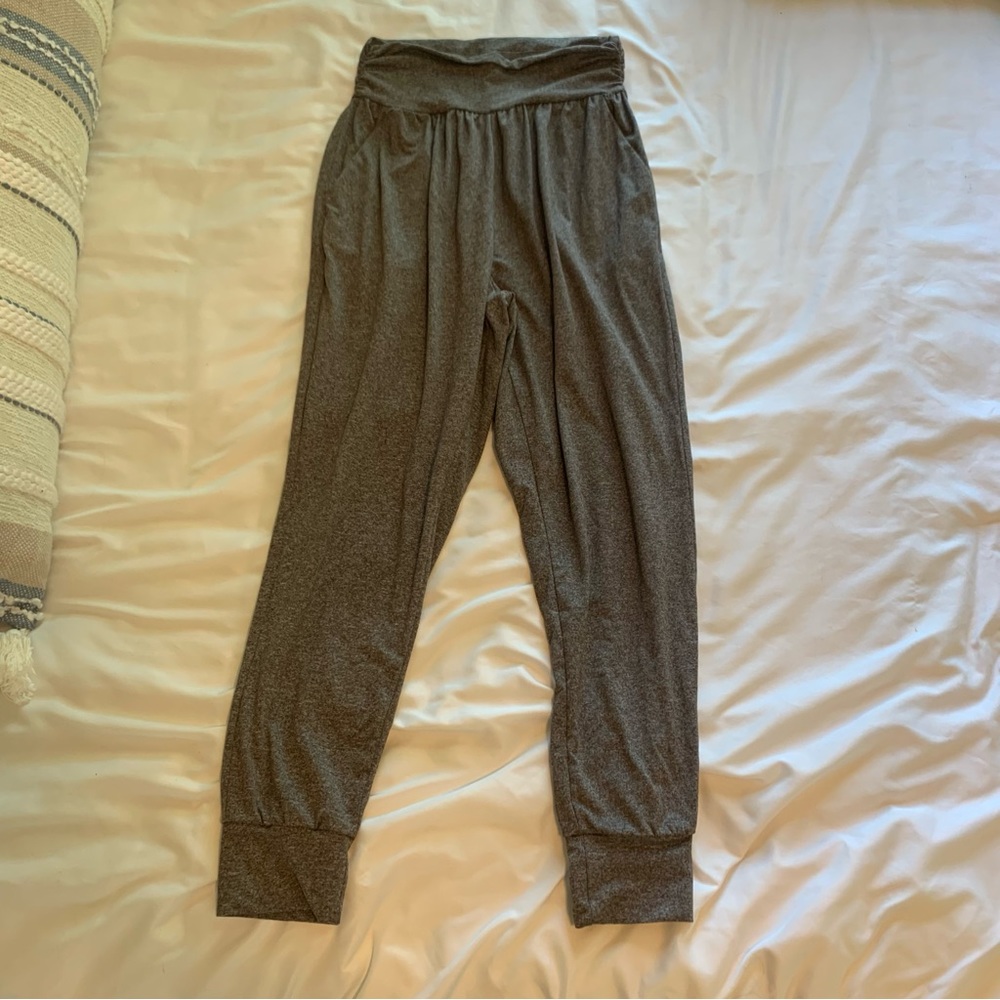 Maroon Stretchy Yoga Joggers